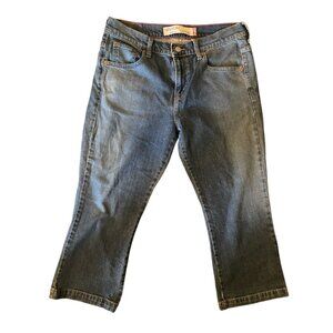 Levi's Nouveau Capris Dark Wash